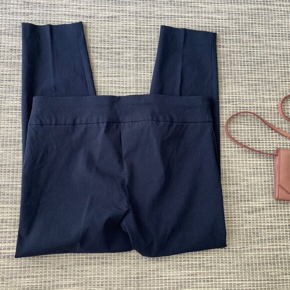 Alfani Pull On Skinny Tummy Control Pant Dark  Navy Blue 14 Petite - Picture 10 of 11